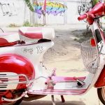 Uniknya Vespa Modifikasi Merah Putih, Simak Ulasan Lengkapnya!