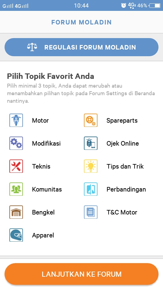 Tanya Apa Saja Masalah Motor di Forum Moladin Tampilan Baru! 1 topik