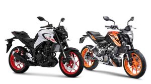 Komparasi Yamaha MT-25 dengan Duke 250, Siapa Lebih Gahar?