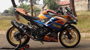 Spesifikasi Kawasaki Ninja 250 Modifikasi Vanessa 80 Juta