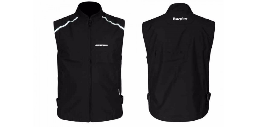10 Jaket Rompi Motor Terbaik dan Keren Buat Touring Respiro D-Vest R1 Rompi Harian Hitam