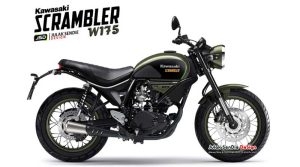 Bocoran Sosok Kawasaki W175 Scrambler, Pesaing Yamaha XSR 155