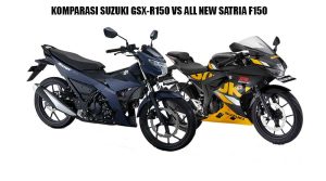 Komparasi Suzuki GSX-R150 vs All New Satria F150, Pilih Mana?