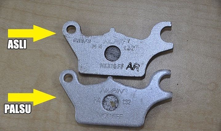 Perbedaan Kampas Rem Ori dan KW, Jangan Tertipu! Perbedaan Kampas