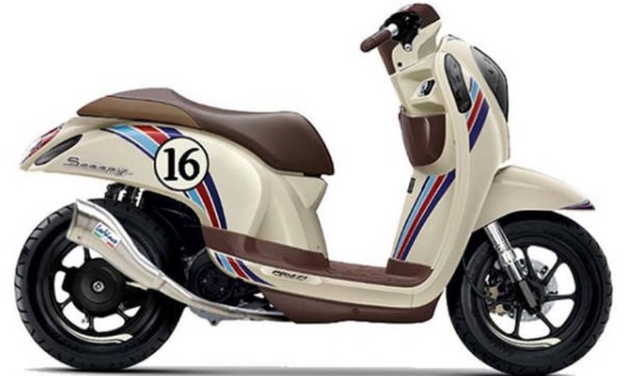Modifikasi scoopy cafe racer