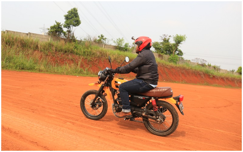 test ride kawasaki w175 tr