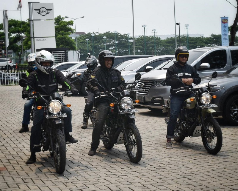 test ride kawasaki w175 tr