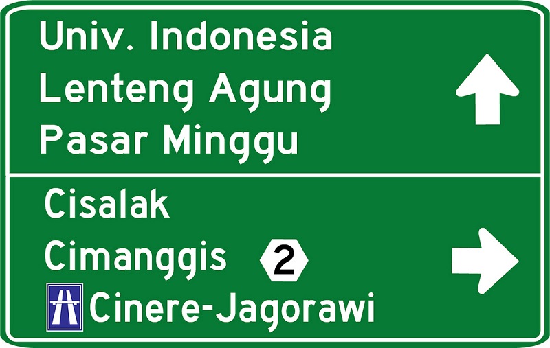 jenis rambu lalu lintas