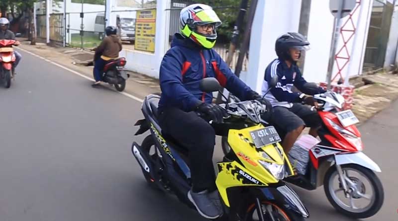 tips naik motor matik - suzuki nex ii cross