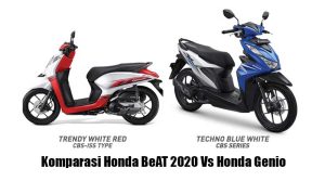 Komparasi Honda BeAT 2020 vs Honda Genio: Pilih Mana?