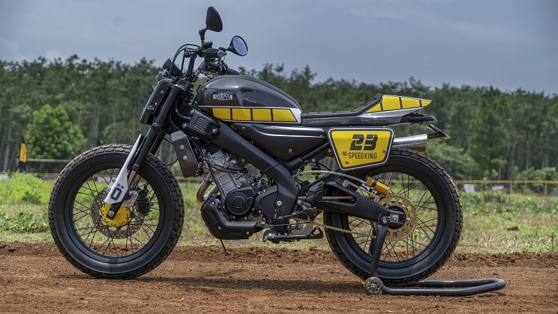 modifikasi yamaha xsr 155 flat tracker
