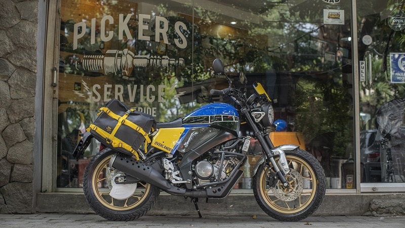 modifikasi yamaha xsr 155 adventure