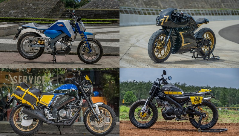 modifikasi yamaha xsr 155 yard built