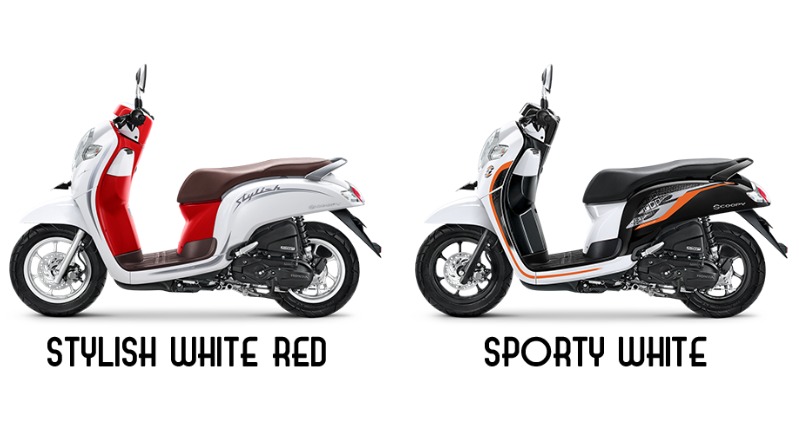 Ide Modifikasi Scoopy yang Tak Biasa warna motor scoopy