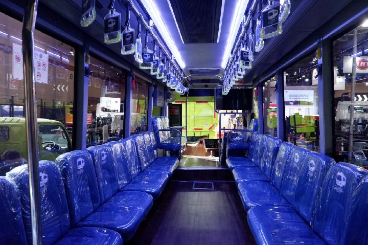 Bus Tayo: Dari Kartun, Jadi Kenyataan di Tangerang Kabin Bus Tayo di Tangerang