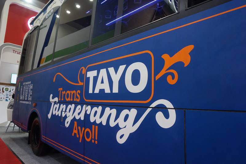 Bus Tayo: Dari Kartun, Jadi Kenyataan di Tangerang Bus Trans Tangerang Ayo (Tayo)