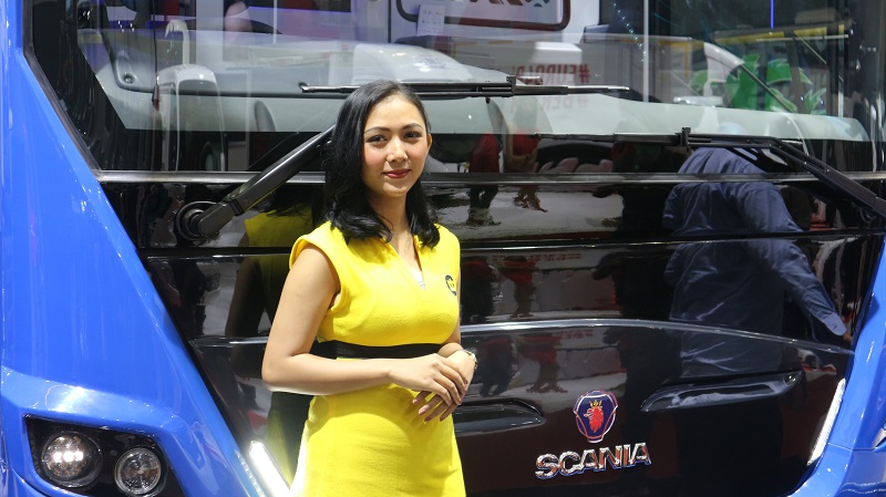 Mini SPG Scania dengan Gaji tinggi