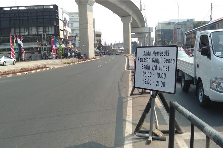 kawasan ganjil genap Fatmawati, Jakarta Selatan