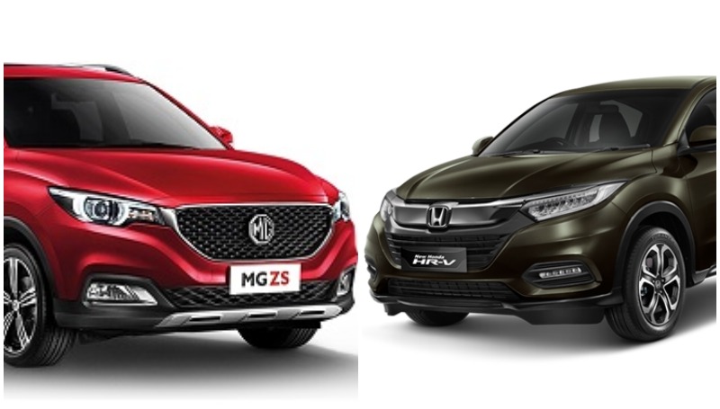 Komparasi MG ZS Vs Honda HR-V