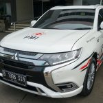 Mitsubishi Outlander PHEV Support Penyemprotan Disinfektan PMI - Tuwaga