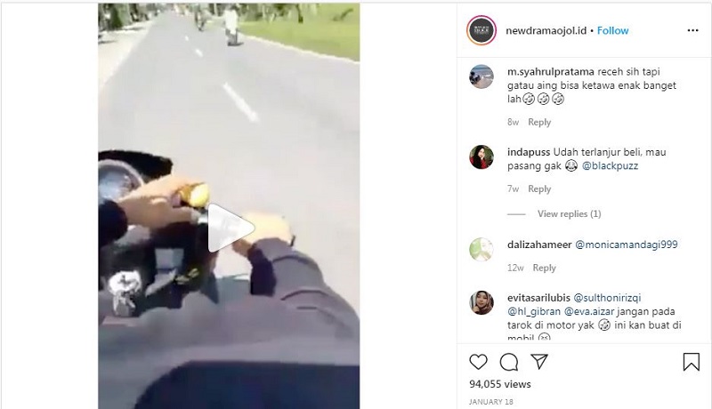 Boneka Goyang Hiasan Motor 001