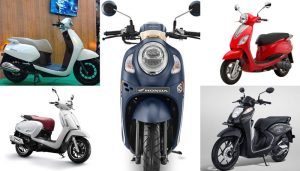 10 Motor Matik Retro yang Mirip Vespa, Pilih Yang Mana?