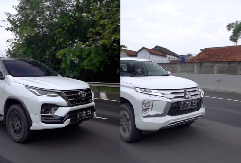 Mitsubishi Pajero Sport Dakar Ultimate vs Toyota Fortuner 2.8 GR Sport