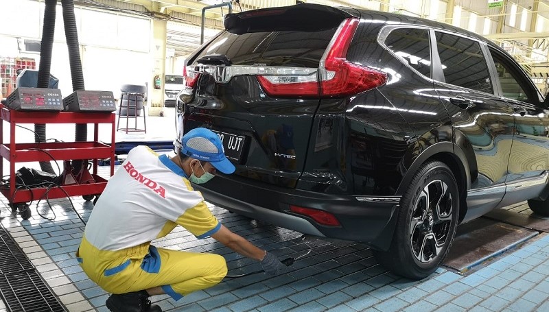 Fasilitas uji emisi Honda