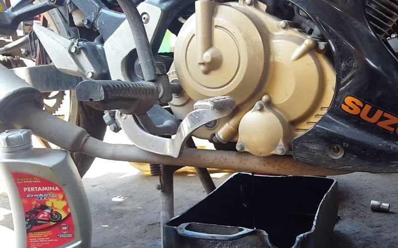 cara ganti oli motor