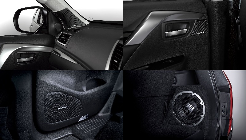 mitsubishi pajero sport rockford fosgate 2021