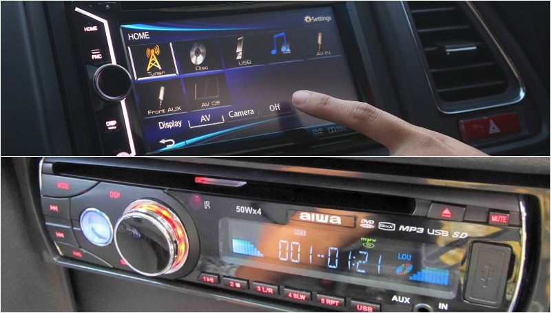perbedaan head unit single din dan double din