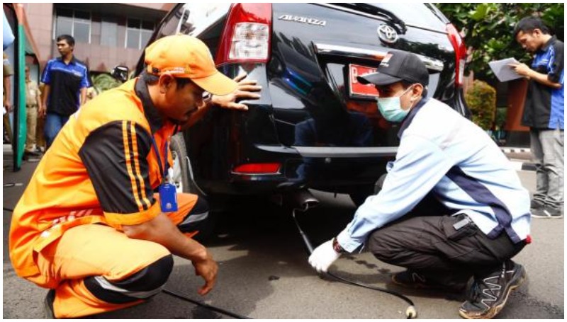 uji emisi kendaraan di jakarta