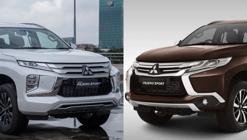 pajero sport facelift 2021 vs lama