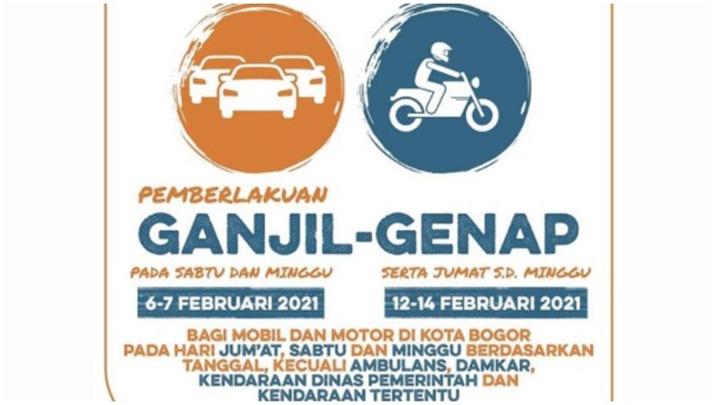 Ganjil-genap di Bogor