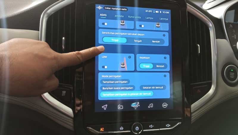 Fitur ADAS pada Wuling Almaz RS