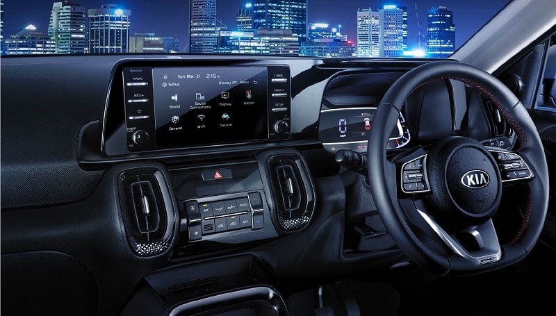 head unit kia sonet 7-seater