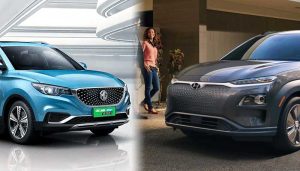 Komparasi Hyundai Kona Electric dengan MG ZS EV