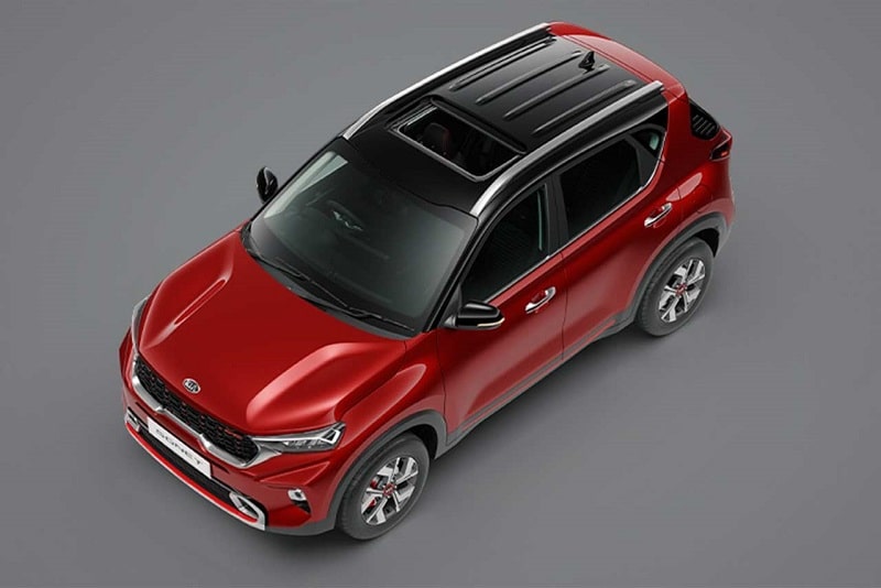 kia sonet 5-seater sunroof