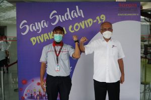 16 Ribu Karyawan Toyota dan Keluarganya Divaksin