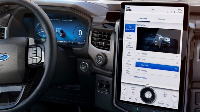 ford f-150 lightning - interior