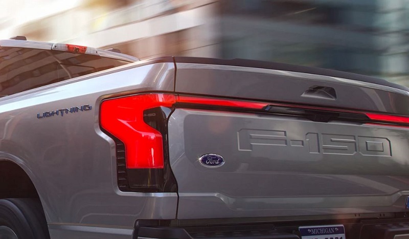 ford f-150 lightning - tampak belakang
