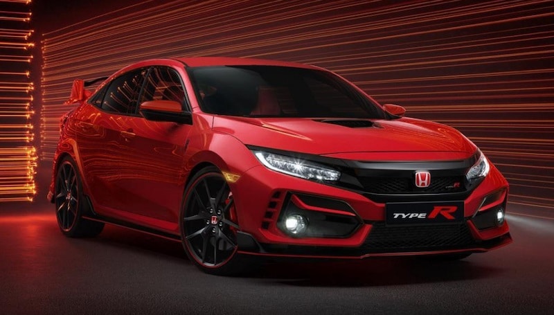honda civic type r facelift 2021 - tampak depan