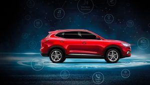 Bocor Sosok MG HS i-Smart, Secanggih Wuling Almaz RS?