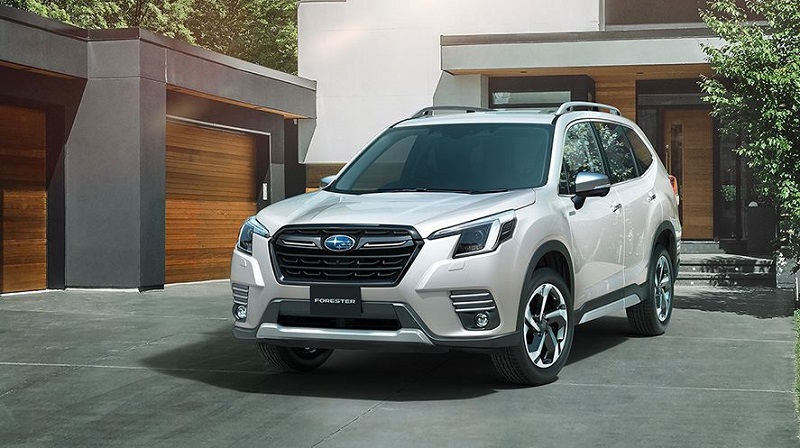 subaru forester facelift 2021 - tampak depan