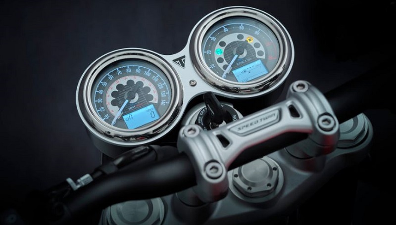 triumph speed twin 2021 - panel instrumen speedometer