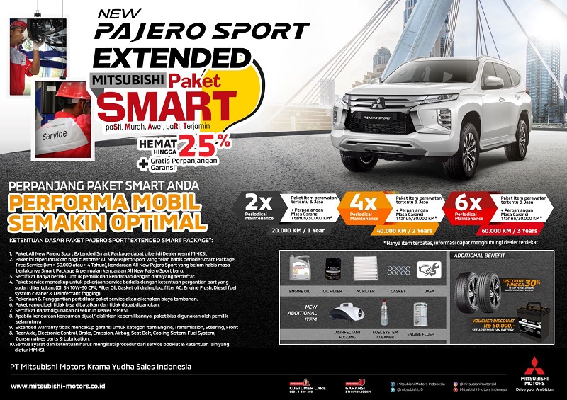 Paket Smart pajero sport