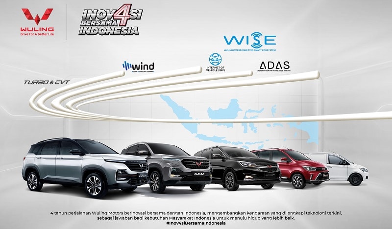 empat tahun wuling di indonesia