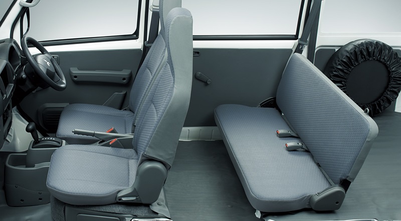 mitsubishi minicab miev 001 - interior