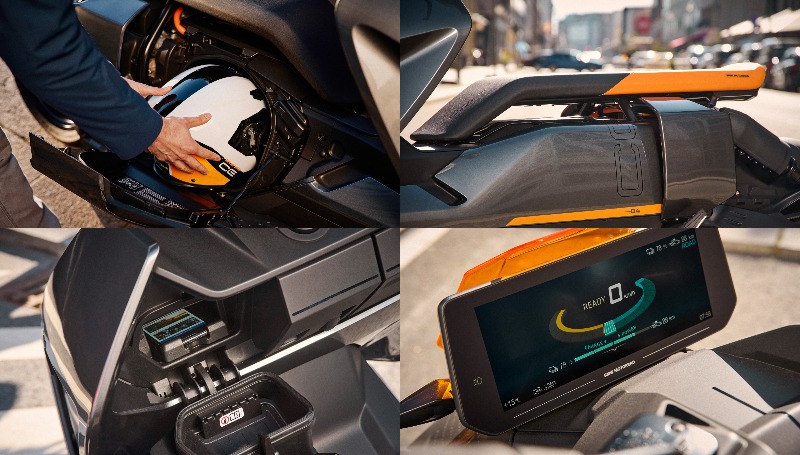 spesifikasi bmw ce 04 - fitur modern