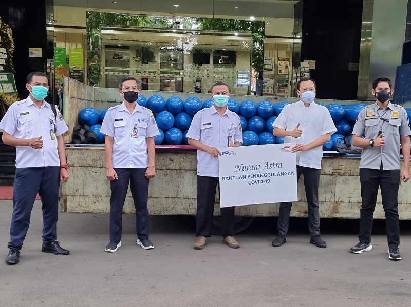 astra berikan 375 tabung oksigen